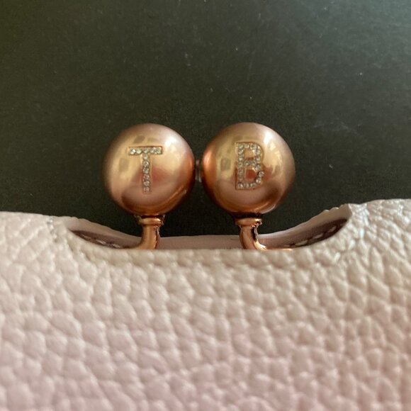 Ted Baker London Pink Wallet Maciey Bobble Small Leather Purse Barbie Core NWOT - Picture 5 of 16